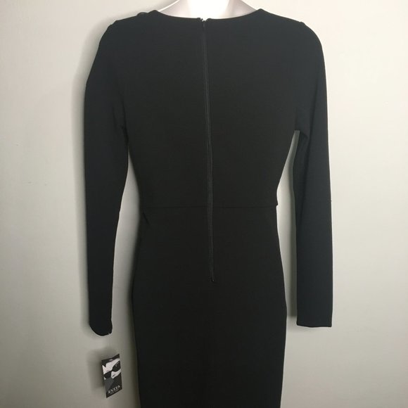 Boutique - Black Studded Pencil Dress - Item#90 - Picture 9 of 11